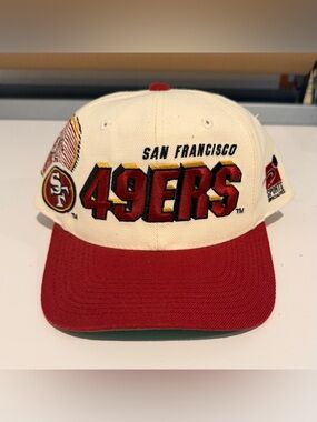 Vintage San Francisco 49ers Sports Specialties Snapback Hat Lazer Shadow